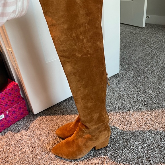 OTK GoodNight Macaroon Suede Over the knee boots - Picture 4 of 6